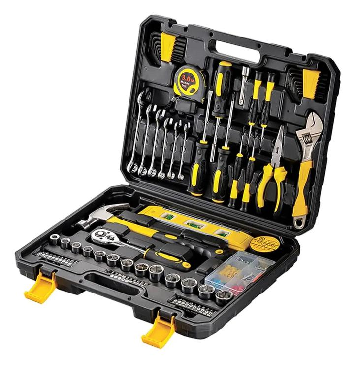 108pcs Juego De Herramientas Mecánicas Domésticas Reparación