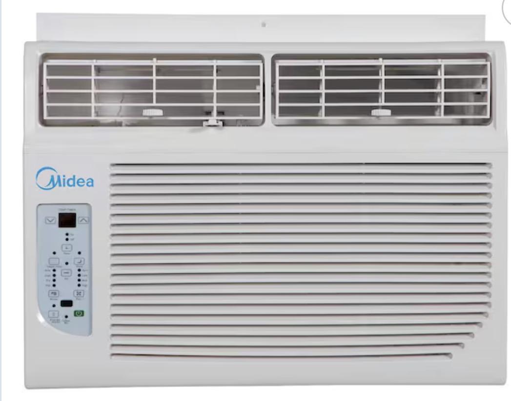 Aire Acondicionado de Ventana Midea 3/4 Tonelada 110V Solo Frío MAW08C1OUMC