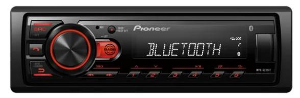 Autoestéreo un DIN MVH-S235BT PIONEER USB Bluetooth 50Wx4 Android