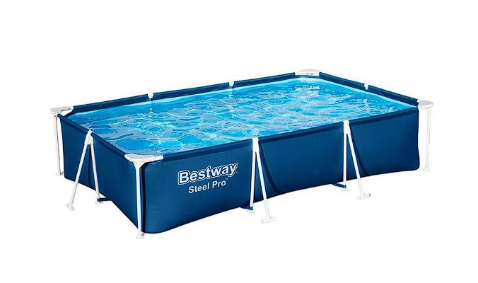 Bestway Alberca Rectangular Steel Pro c/esctructura con bomba y filtro