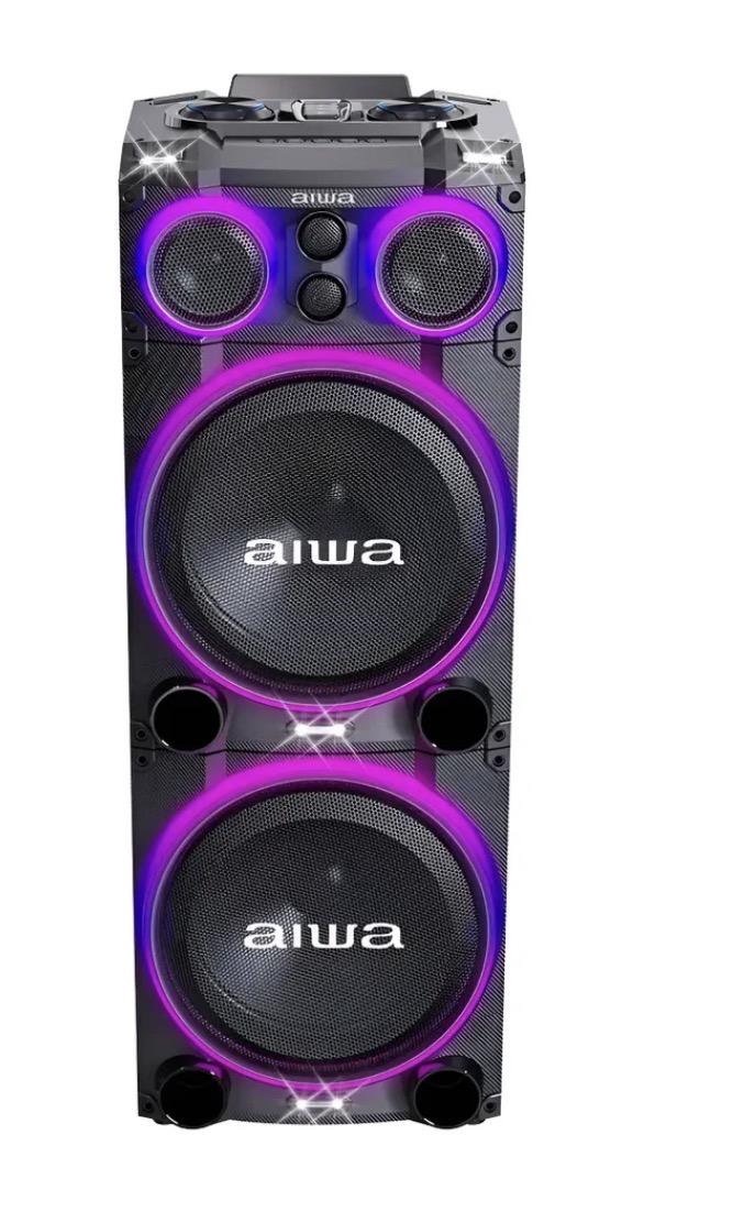 Bocina Doble 4000w Pmp Awpoc15 Aiwa Color Negro Negro Negro