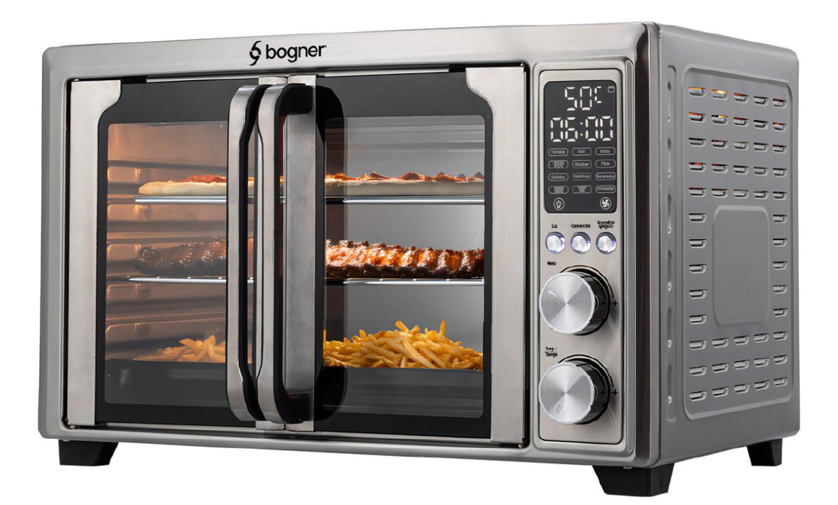 Bogner Horno Freidora De Aire Acero Inox 30l Baf300