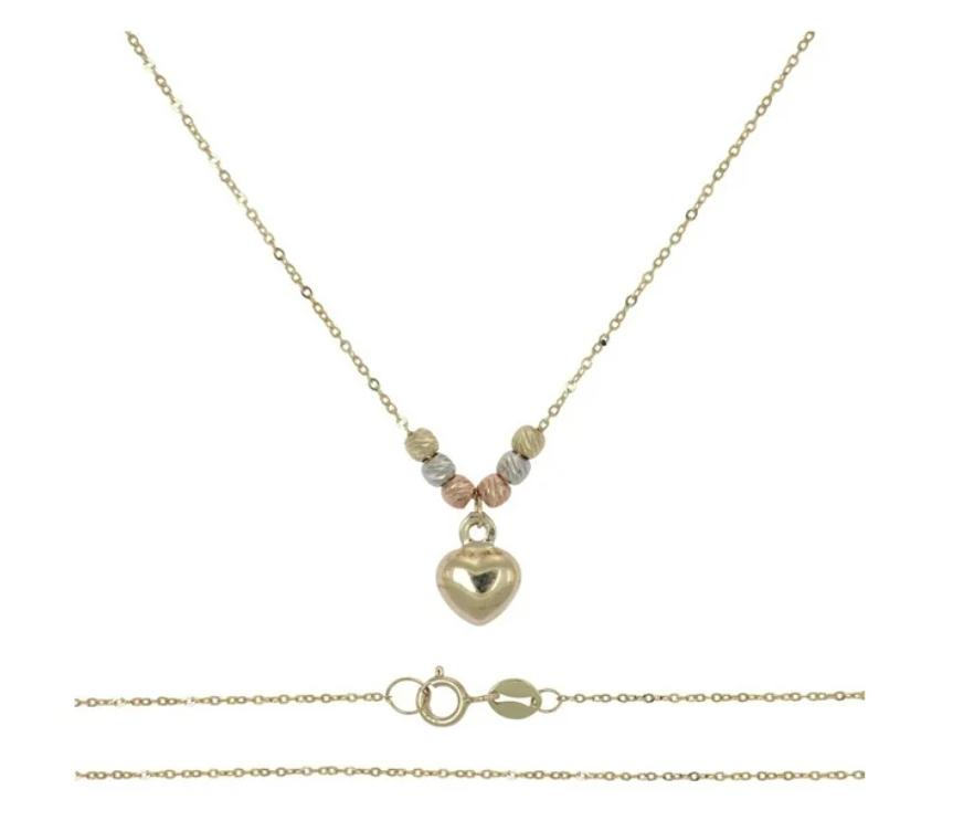 Cadena de Oro Imperial Jewelry de 10K 3x1 Figaro 40 cm Calibre 2.0mm