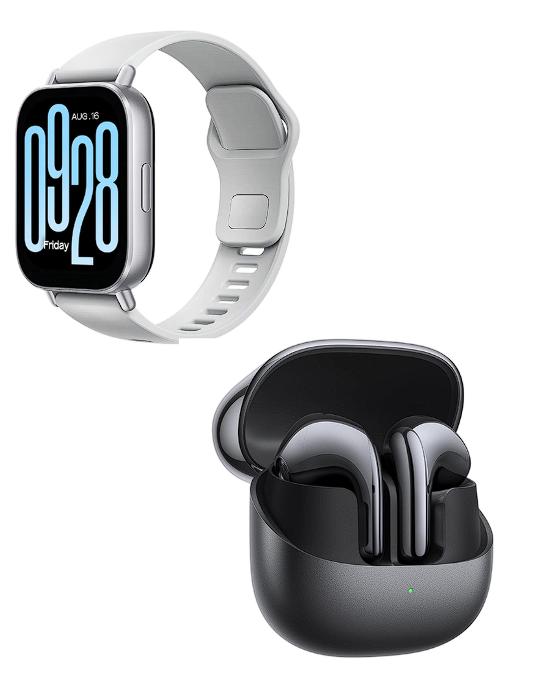 Combo Reloj inteligente Redmi Watch 5 Active + XIAOMI Buds 5 – Auriculares inalámbricos