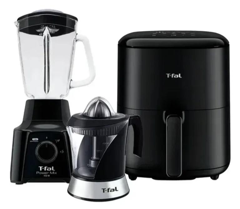 Combo Electrodomésticos T-fal Licuadora+freidora+exprimidor
