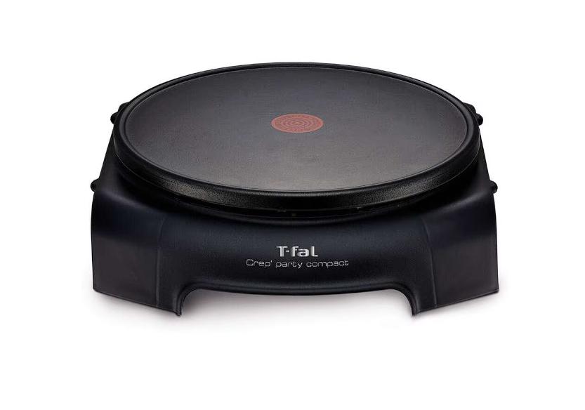 Crepera con Antiadherente T-Fal Crep'Party Compact Negra con Thermo-Spot