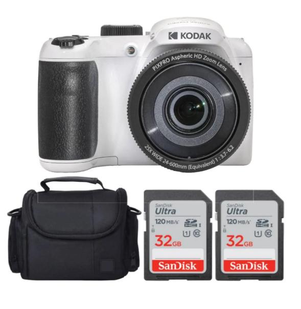 Cámara Digital - Kodak - PIXPRO AZ255 - Zoom 25x - Blanco