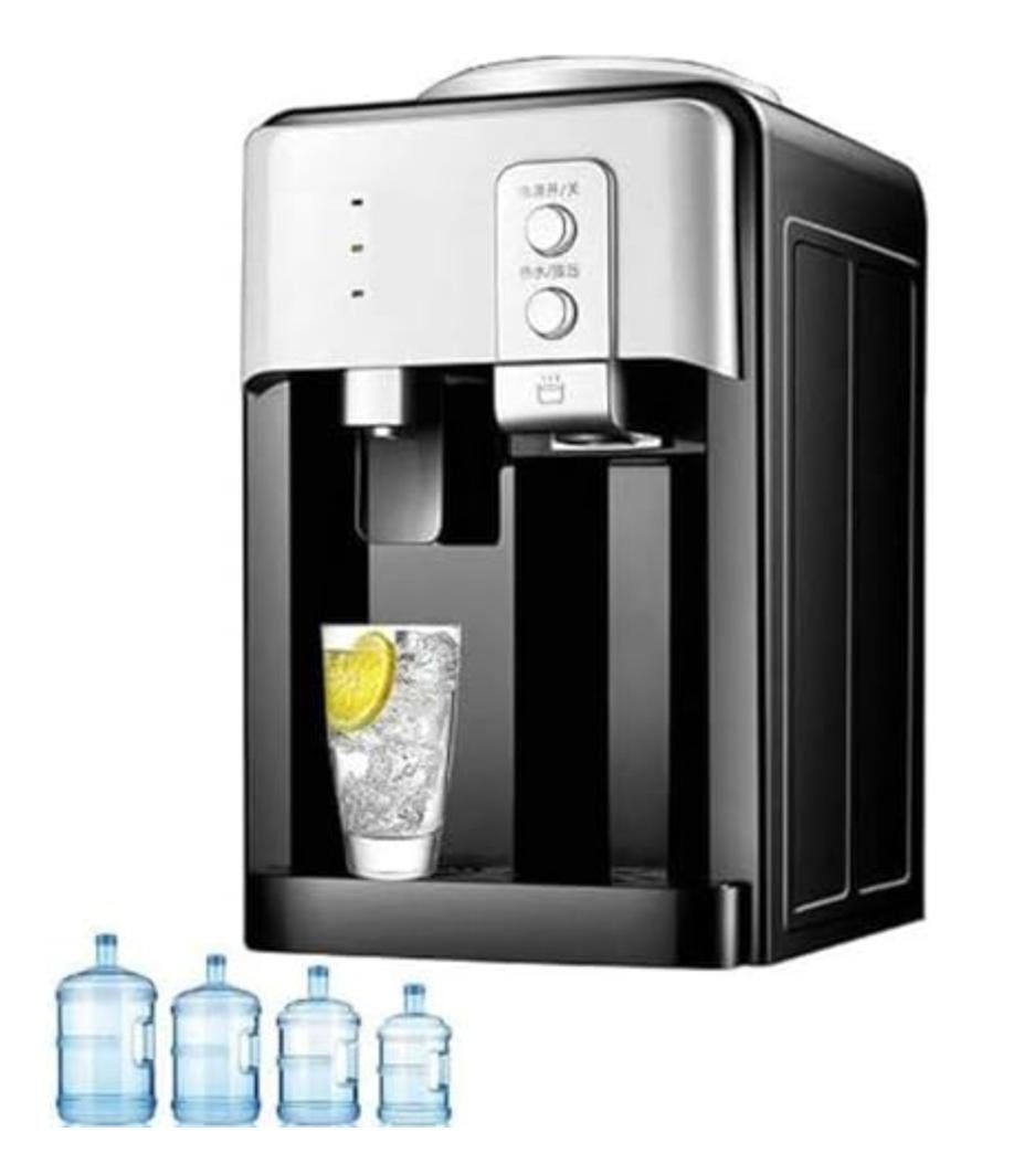 Dispensador de enfriador de agua con máquina de hielo