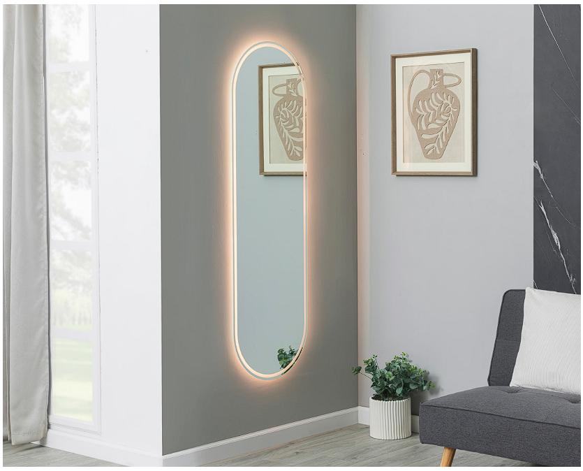 Espejo Ovalado Keneji 50 x 160 cm