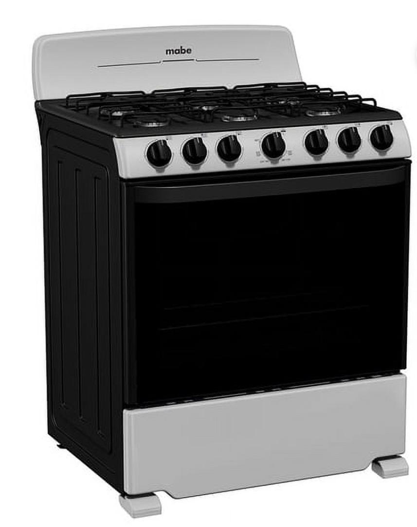 Estufa de Piso MABE 76 cm 30 pulgadas Plata Mercury EM7622BAPS2