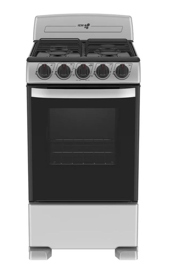 Estufa de Piso 50 cm 30 pulgadas Plata IEM EI5020BAPS1A