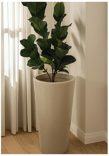 Green Boutique Maceta Minimalista conica reciclable