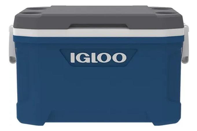 Hielera 52 Qt Latitude Azul Indigo 76 Latas Igloo 