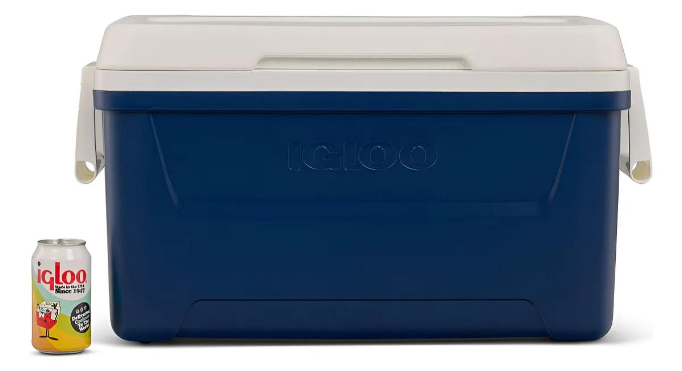 Igloo Hielera Azul De 48 Qt De 78 Latas
