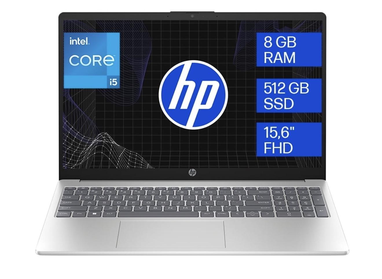 Laptop HP 15-fd0058la Intel Core i5 8GB RAM 512GB SSD FHD
