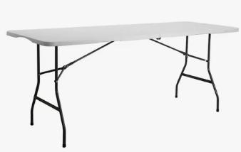 Mesa Plegable Blanca Loomber Verona De 180 Centímetros Color Blanco MÁS VENDIDO 13º en Mesas para Ja