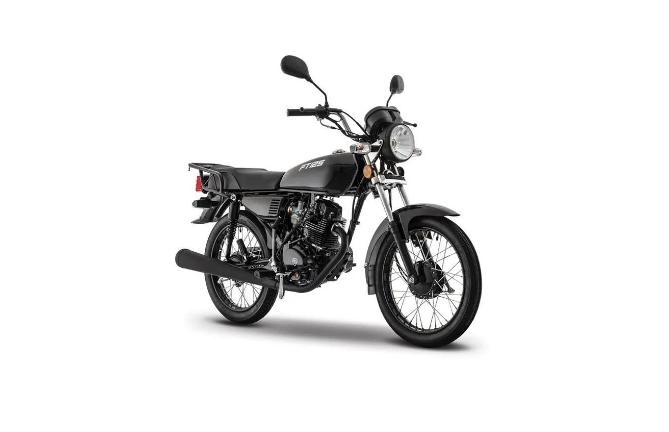 Motocicleta de Trabajo Italika FT125 Negra