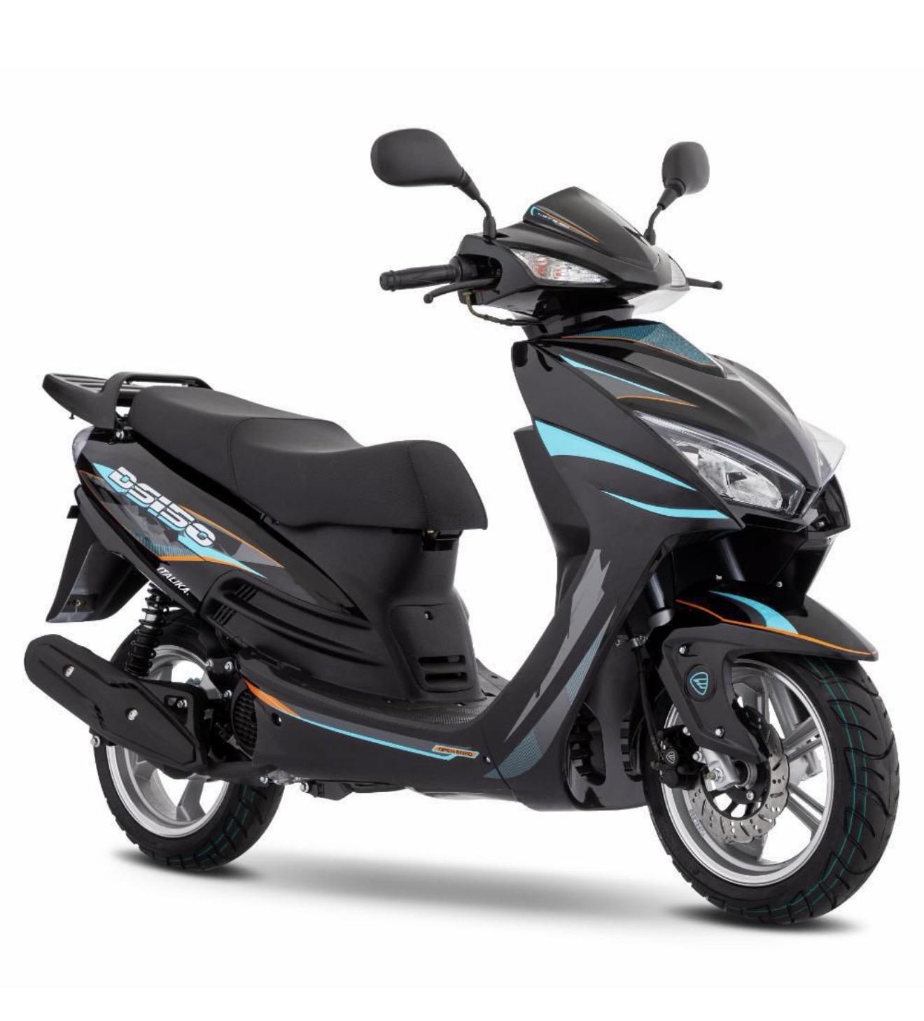 Motoneta italika DS150 negra 