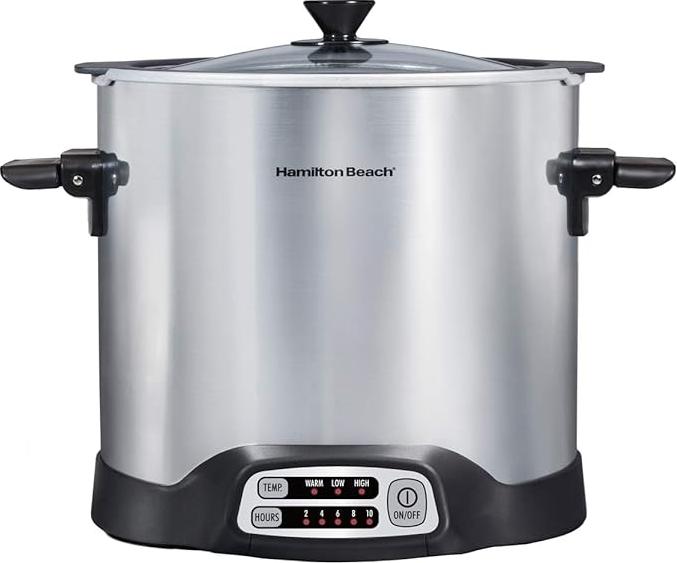 Olla de cocción lenta gran capacidad de 10 cuartos de galón