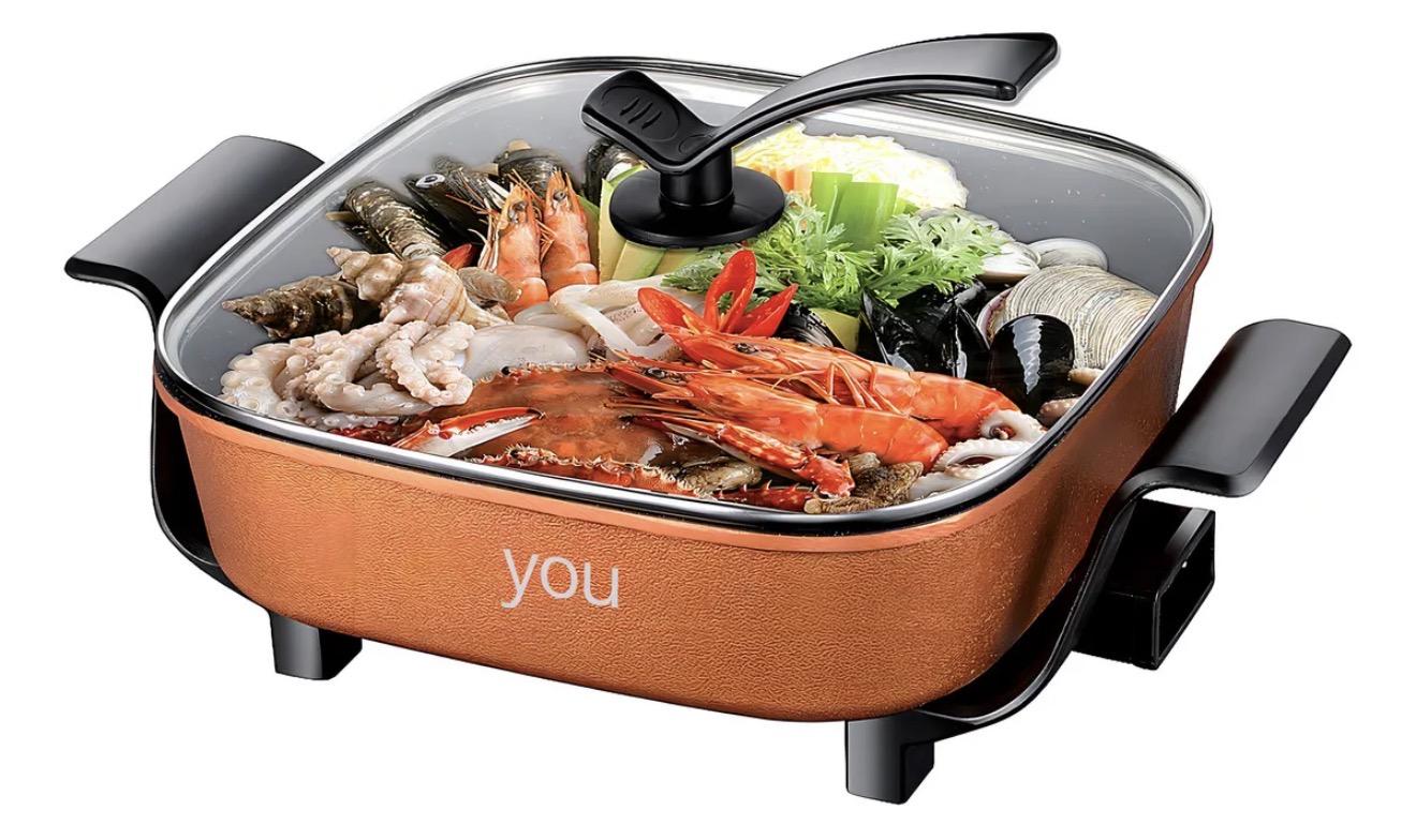 Olla Electrica Funcion Vapor Sarten Antiadherente 7 Ltrs You Color Naranja Claro Frecuencia 50 Hz/ 6