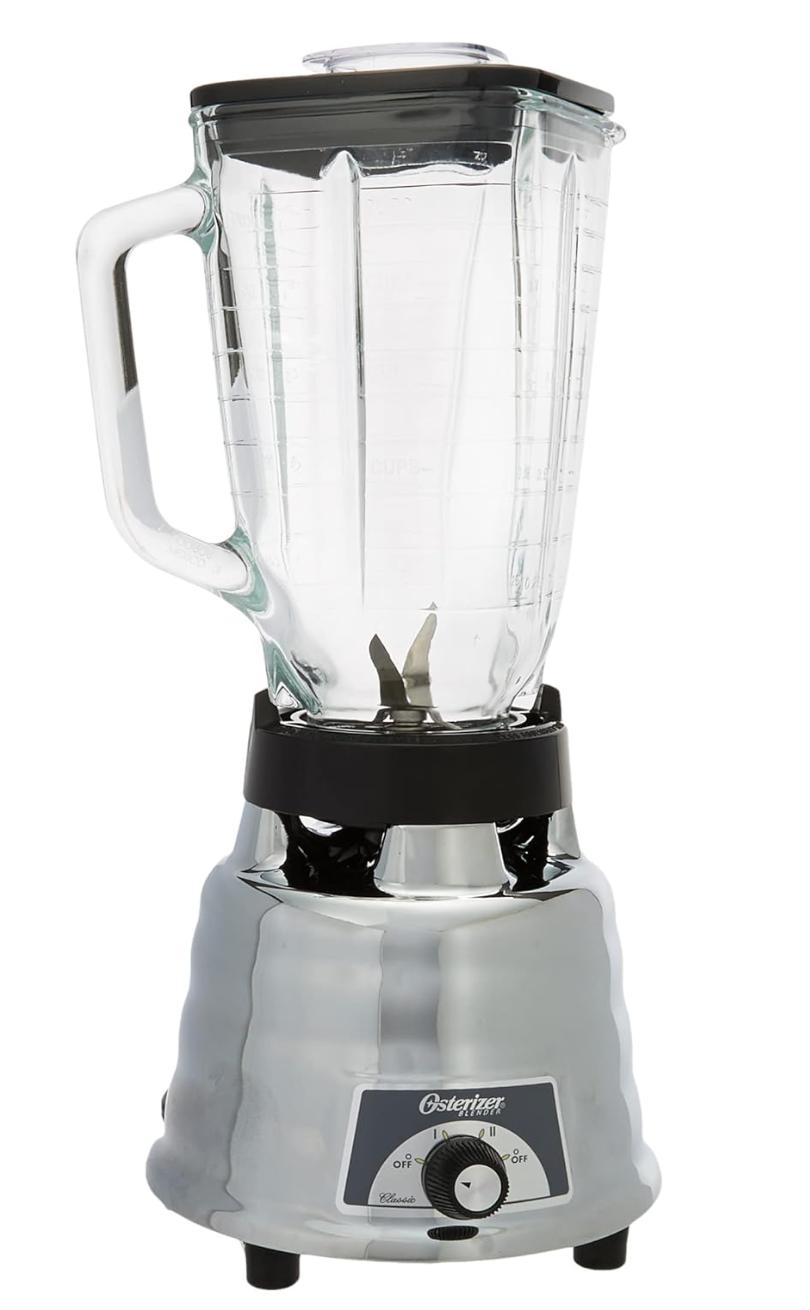 Oster M450-20 Licuadora con 2 Velocidades y Vaso Vidrio, 400 Watts