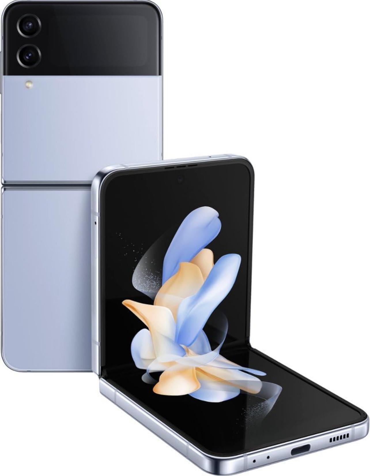 Samsung Galaxy Z Flip 4 256 Gb 8 Gb Ram Azul Con Caja Azul Claro (Reacondicionado)