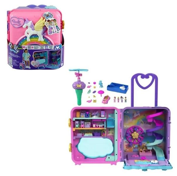 Set de Juego Polly Pocket Pollyville Resort Roll Away