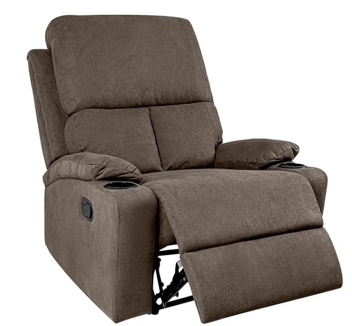 Sillon Reclinable Houzer Reposet Moderno Minimalista Sala Gris