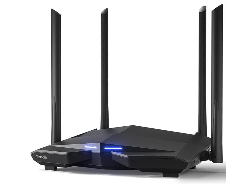 Tenda AC10 Router Gigabit AC1200 Doble Banda WiFi, 5 GHz hasta 867 Mbps, 2.4 GHz hasta 300 Mbps