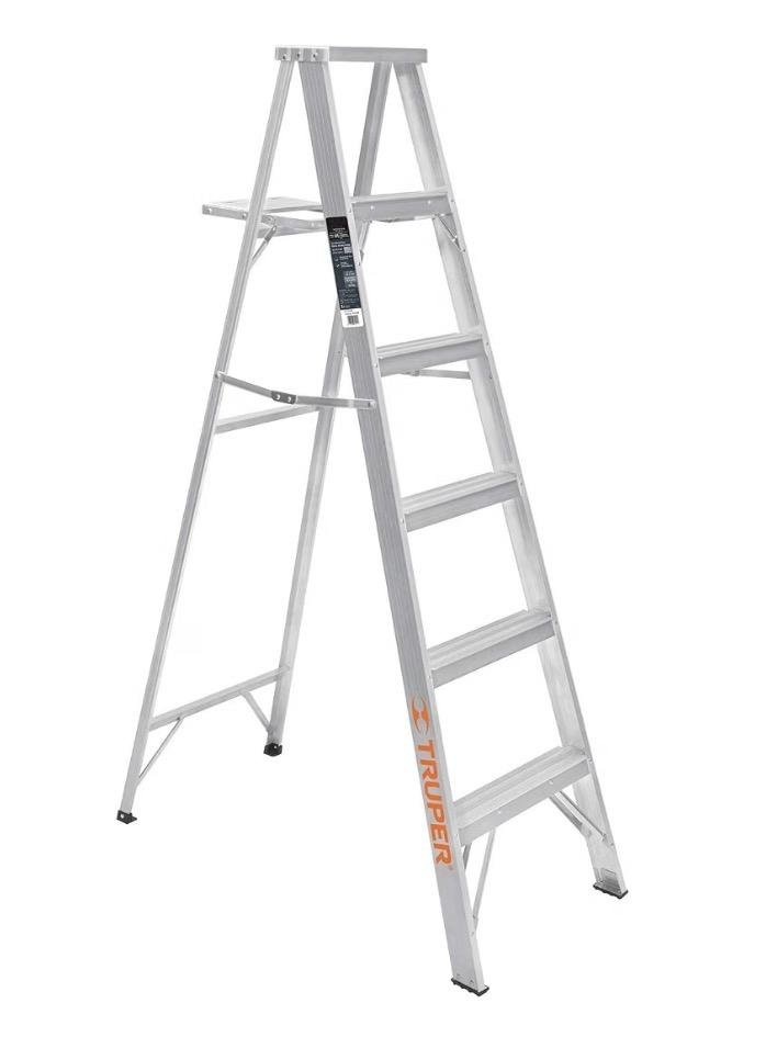 Truper ESTA-35, Escalera de tijera, aluminio, tipo lll, 5 escalones