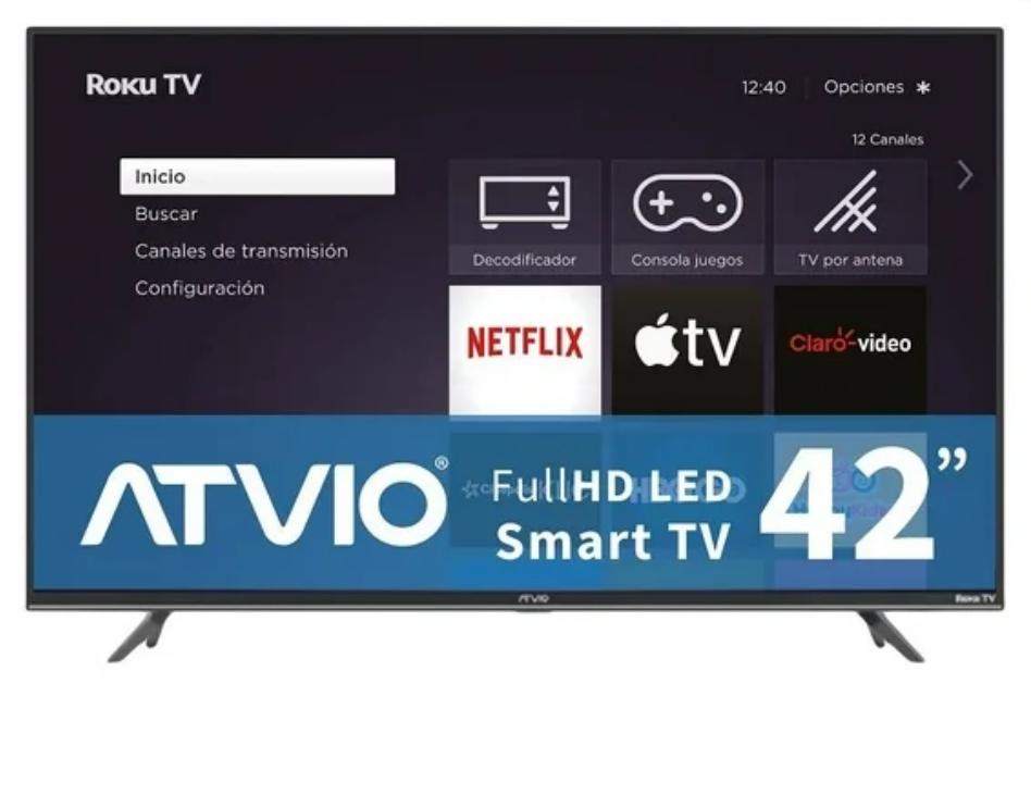 TV Atvio 42 Pulgadas Full HD Smart TV LED ATV-42FHDR