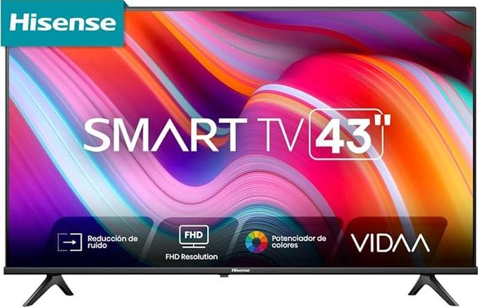 HISENSE Televisión Pantalla 43 Pulgadas Smart TV FHD 43A43KV