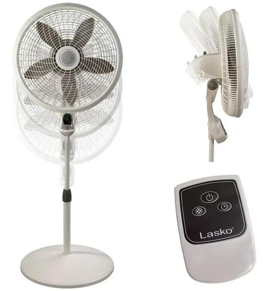 Ventilador de Pedestal Lasko Cyclone 3 Velocidades con Control