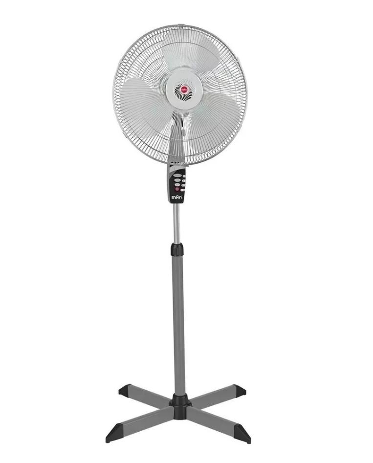 Imagen de Ventilador de Pedestal 18 Pulgadas Man VPG-0018 3 Velocidades Gris