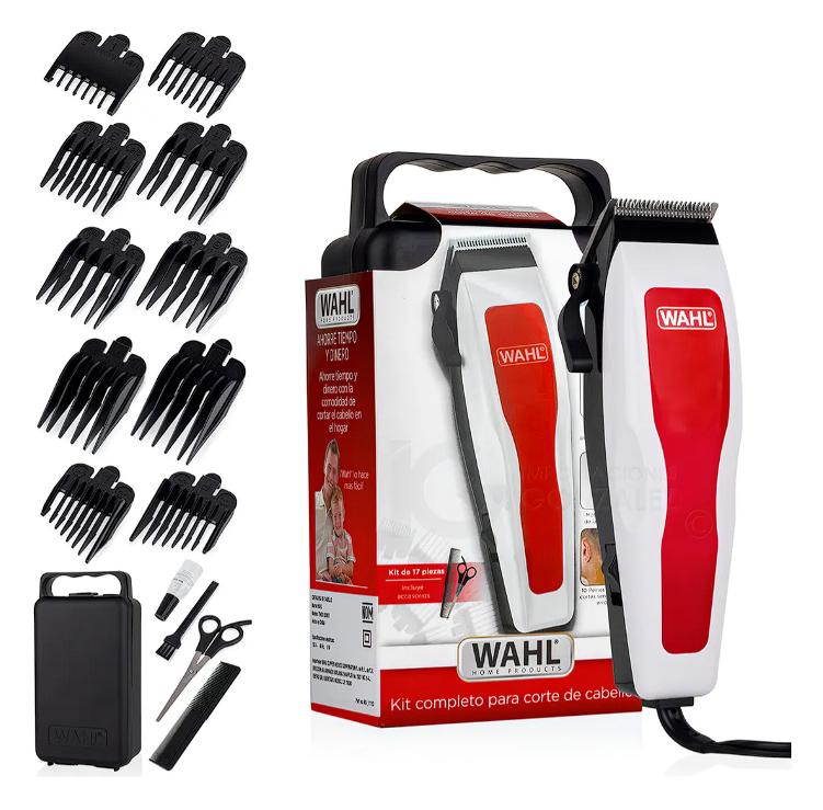 Wahl Maquina Para Cortar Cabello Y Barba Kit Completo 17 Piezas