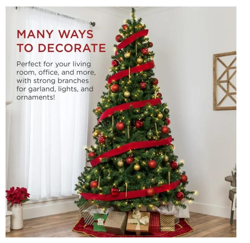 Árbol de Navidad Best Choice de 1,4 m con 200 luces